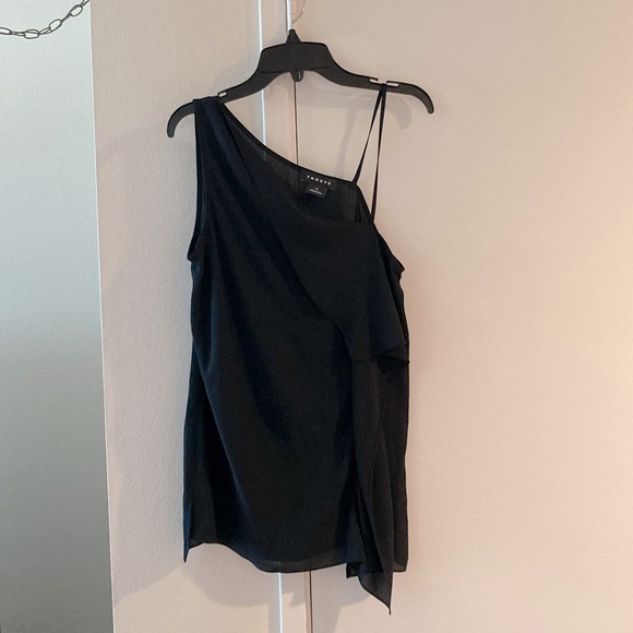 TROUVE Y2K SLEEVELESS BLACK BLOUSE SIZE XS - Picture 4 of 9